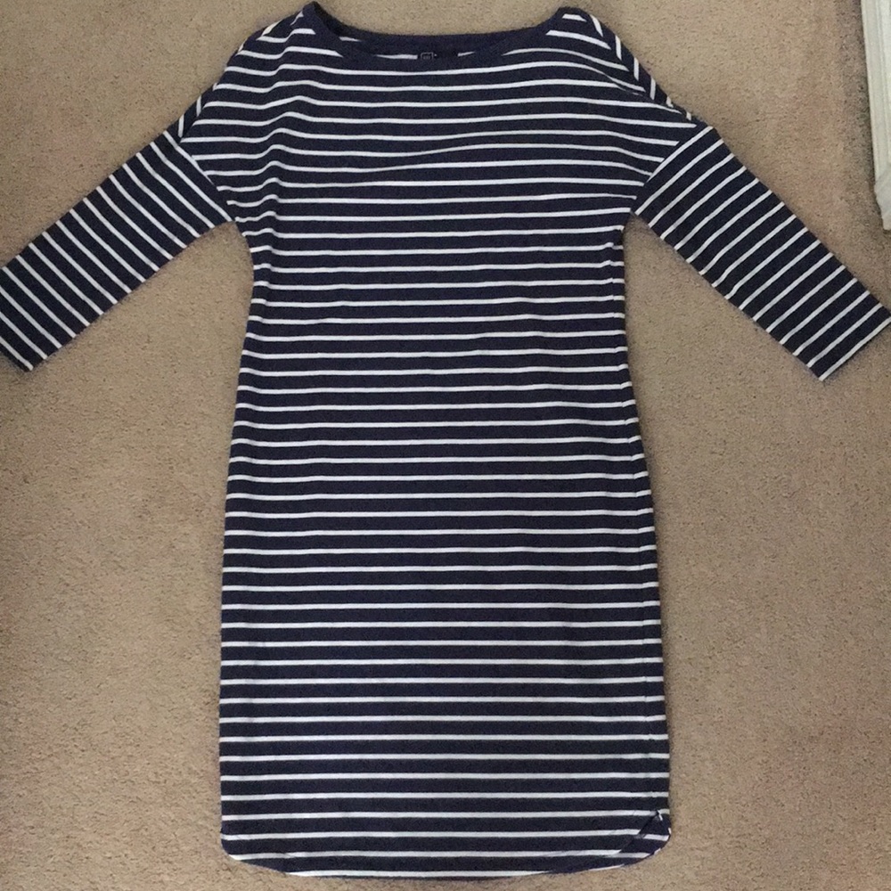 Gap striped bodycon dress